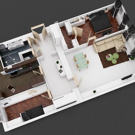 Stylish Apartment 5 Minutes Walk From City Center Prag Exteriör bild